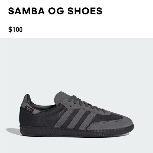 Sold!! Adidas Samba OG Men's Shoes - Black and Gray size 7 men 8 woman’s- - Picture 9 of 14
